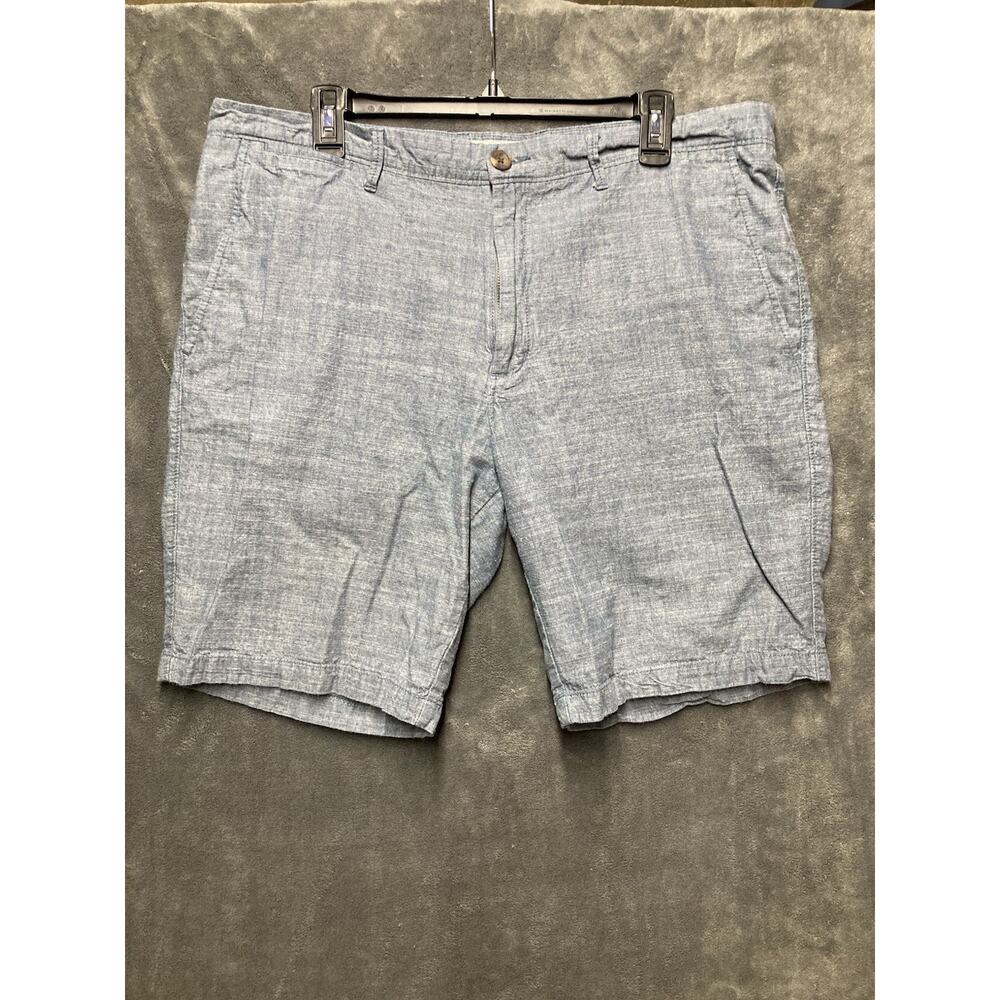 Goodfellow & Co Mens 38 Blue Linden Short 10.5 Inseam Cotton Casual Chino Summer